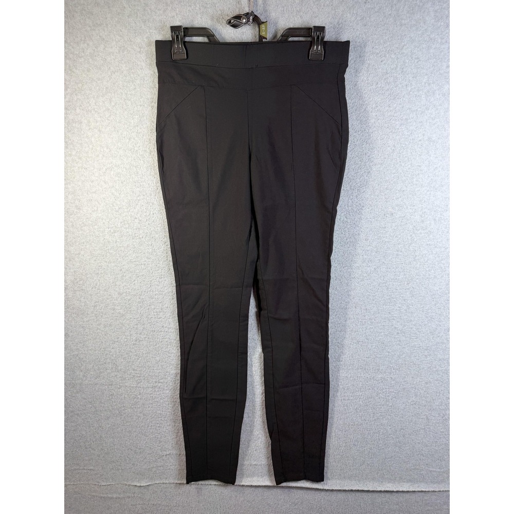 Simply Vera Vera Wang Pants Womens M Black Skinny Ponte Pull On Mid Rise Dress